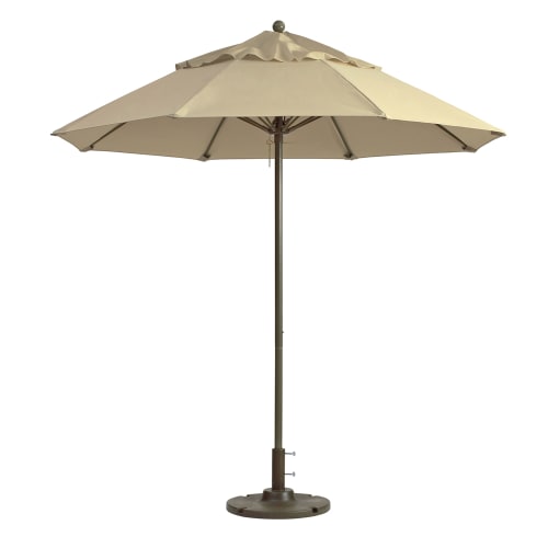 Grosfillex® Fiberglass Windmaster Umbrella, 7.5 Feet, Khaki